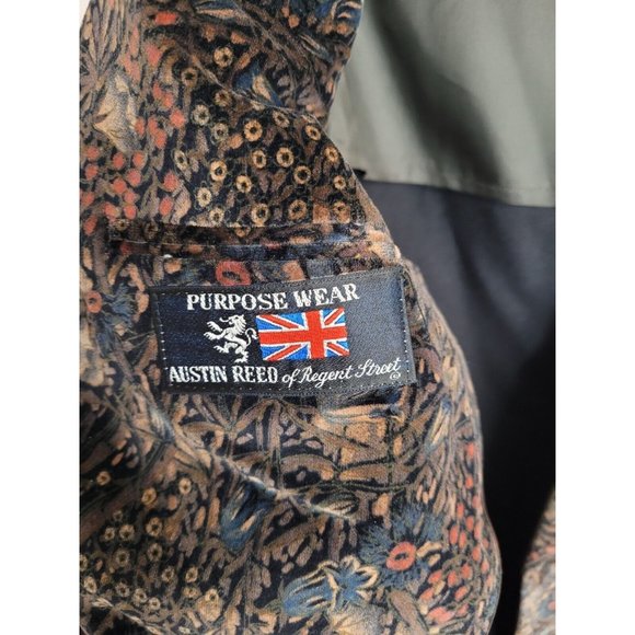 Austin Reed Purpose Wear Two Button Flower Print Blazer - Picture 3 of 3